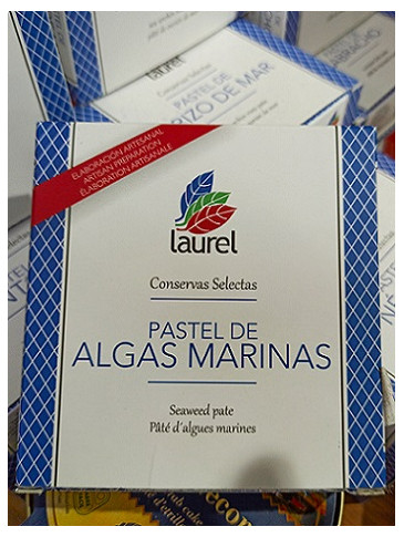 Pastel algas marinas