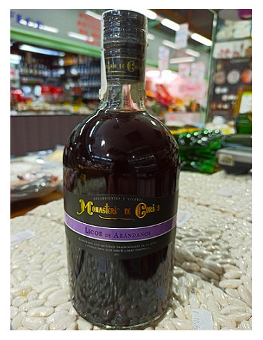 Licor de arándanos Monasterio de Corias