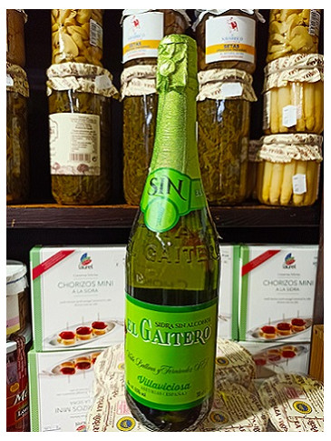 Sidra El Gaitero sin alcohol
