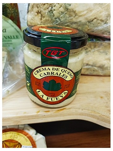 Crema de queso La Fueya
