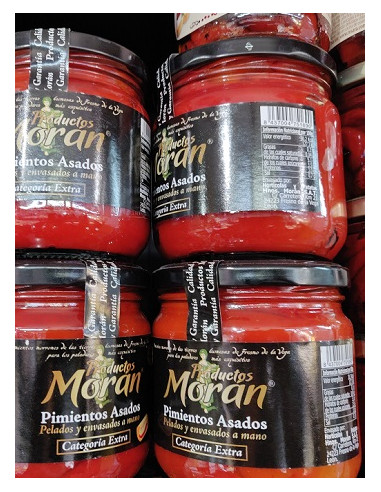 Pimientos asados Morán