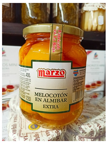 Melocotón en almíbar