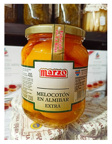 Melocotón en almíbar