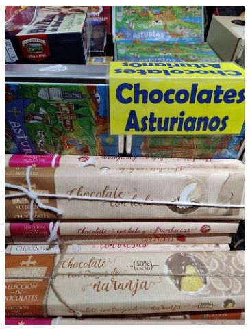 Chocolate con leche Sabores...