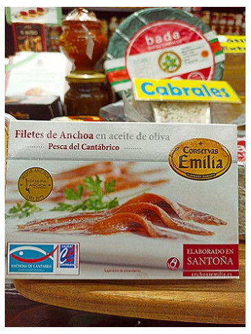 Filete de anchoas en aceite...