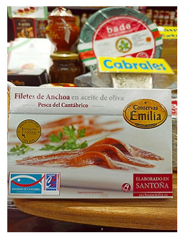 Filete de anchoas en aceite de oliva....